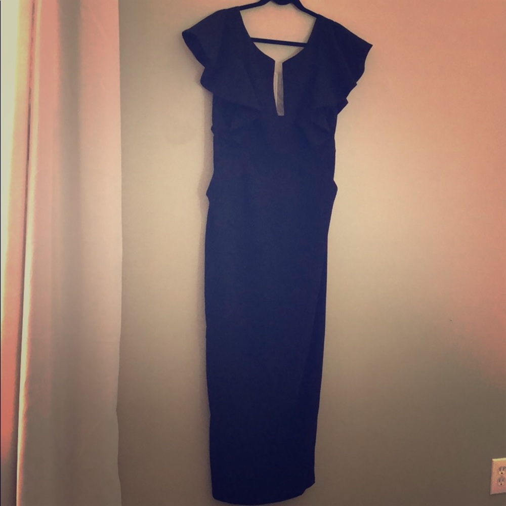 Long black dress
